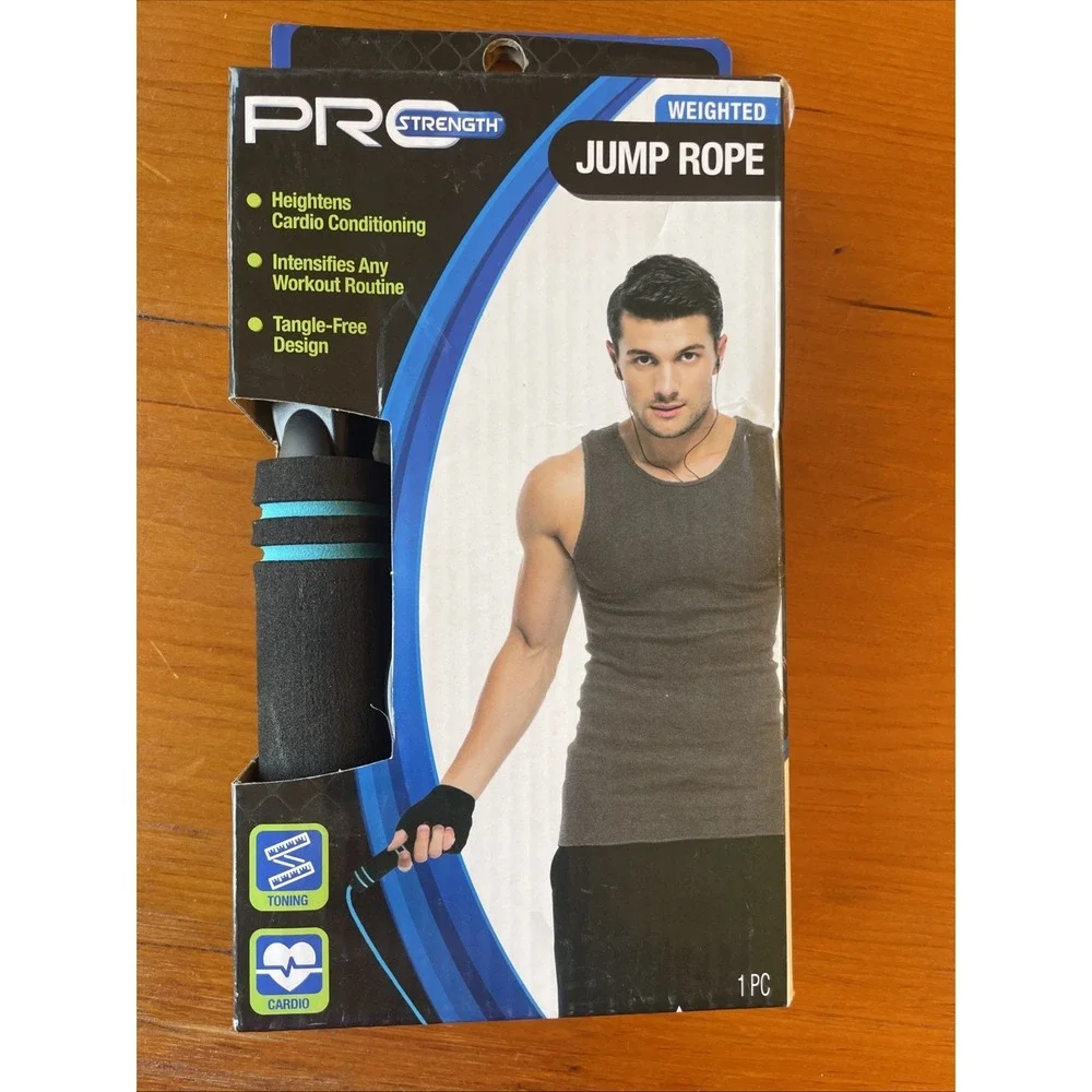 PRO Strength Weighted Jump Rope Tangle-Free Cardio Tone Workout NEW In Package